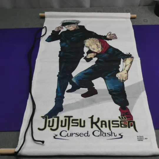 Jujutsu Satoru Cursed Clash Wall Scroll 12''x22'' Poster Gege Akutami