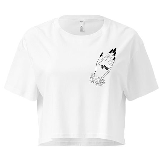Praying Hands Crop Top