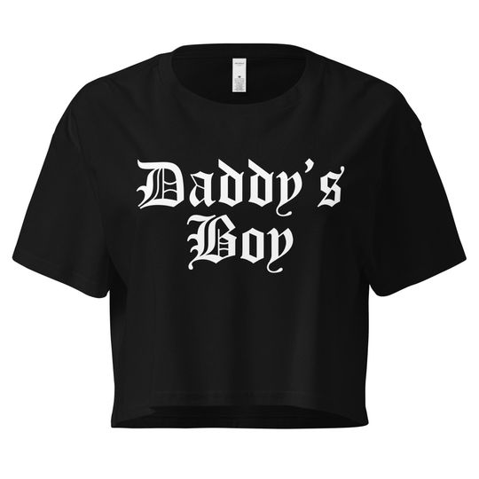 Daddy's Boy Crop Top