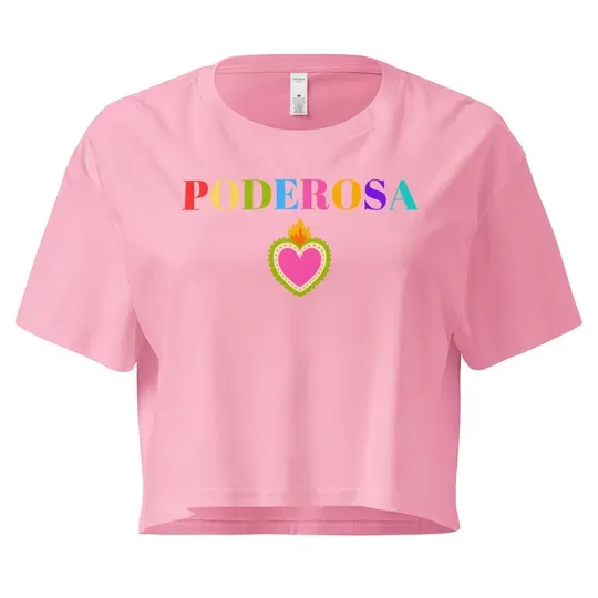 Poderosa Womens Crop Top, Empowerment, Mental Health Matters