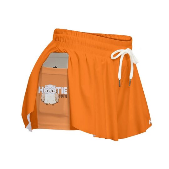 Hootie Cutie Flowy Shorts | Trendy Owl Fall Autumn Shorts | Gift for Them