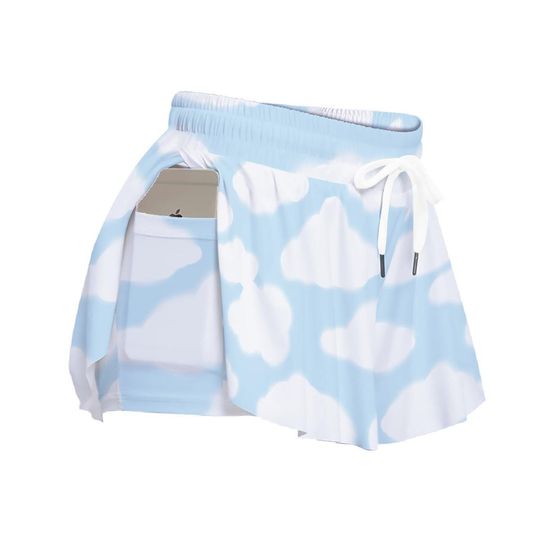 Cloud Pocket Shorts |  Flowy Pastel Alt clothing | Cute Pastel Sky Bottoms | High Waisted Y2K clothing