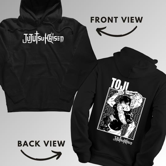 Toji Fushiguro Jujutsu Satoru Hoodie Anime Sweatshirt Trendy Manga Clothing JJK Merchandise Unisex Casual Wear