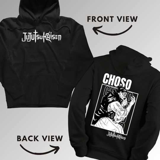 Choso Jujutsu Satoru Hoodie Anime Sweatshirt  Trendy Manga Clothing JJK Merchandise Unisex Casual Wear