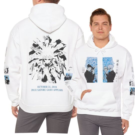 Gojo Hoodie, Jujutsu Satoru Hoodie, Gojo Satoru Hoodie, JJK Hoodie, Gojo, Anime Hoodies, Gojo Satoru Shirt