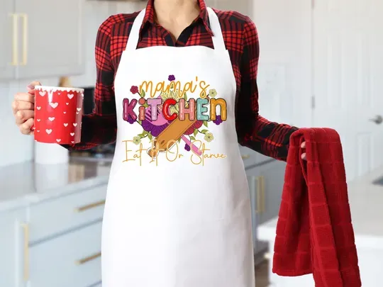 MAMA's  Kitchen Apron, Custom Kitchen Apron, Gift for Mama