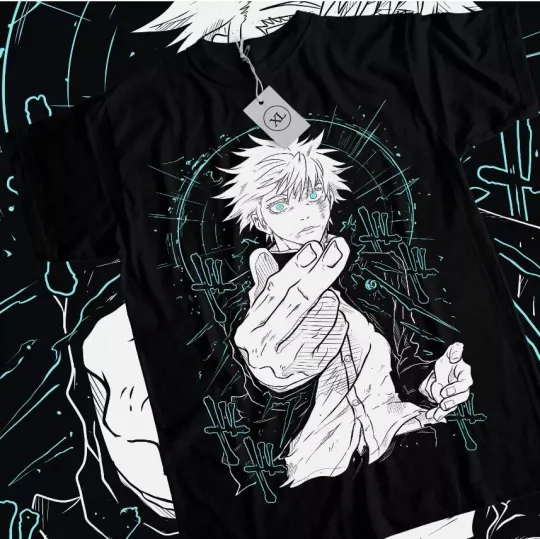 Gojo Satoru T-Shirt Jujutsu Satoru Sukuna Megumi Itadori gift shirt All Size