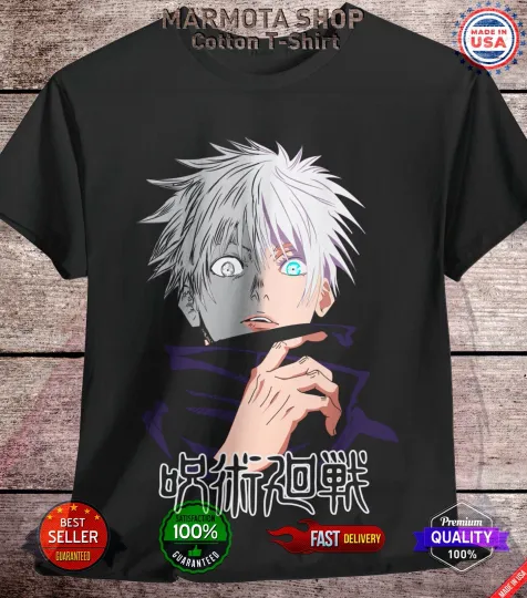 Gojo Satoru Jujutsu Satoru T-Shirt Sukuna Anime Japanese Tee Shirt Manga JJK All