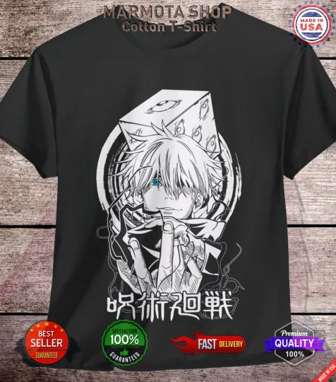 Gojo Satoru Jujutsu Satoru T-Shirt Sukuna Anime Japanese Tee Shirt Manga JJK
