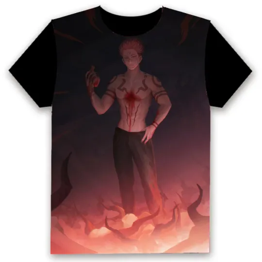 Casual Unisex Satoru Gojo Jujutsu Satoru 3D Printed Cosplay Tee