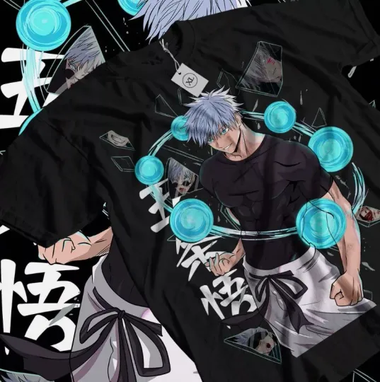 Gojo Satoru T-Shirt Megumi Itadori Yuji Jujutsu Satoru Sukuna Horror Gift Shirt