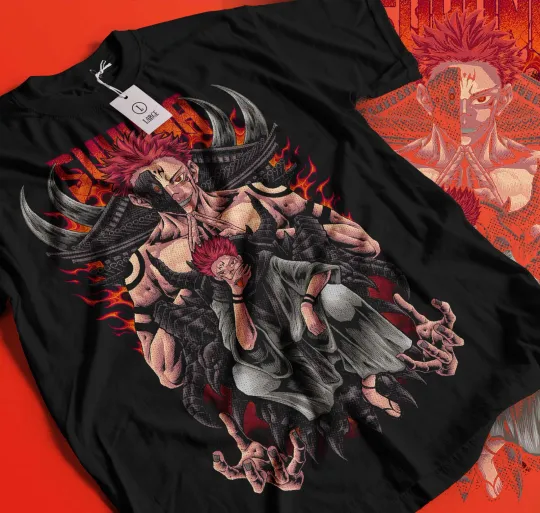 Ryomen Sukuna T-Shirt Jujustu Kaisen Jujutsu Satoru Horror gift Shirt 410