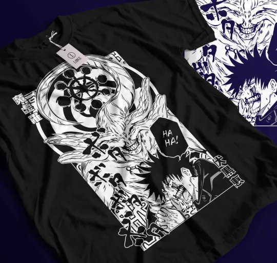 Megumi T-shirt Jujutsu Satoru Itadori Yuji Panda Maki Gojo Satoru Horror Gift290