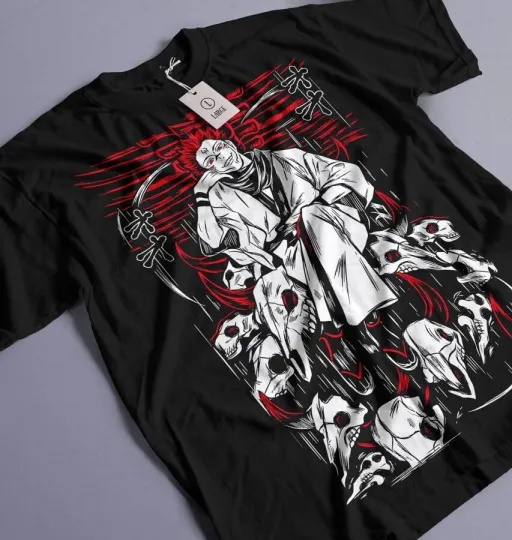 Ryomen Sukuna T-Shirt Jujustu Kaisen Jujutsu Satoru Horror gift Shirt All Size