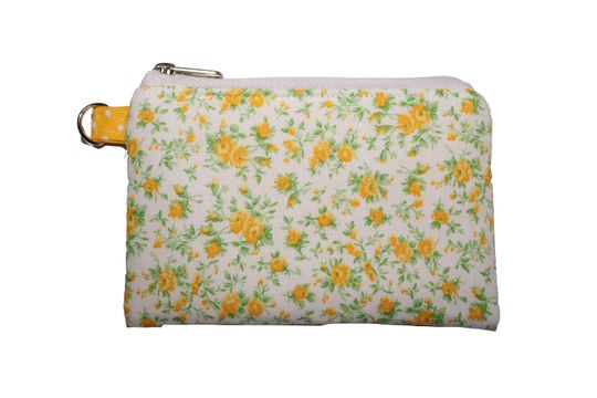 Yellow Floral Coin Purse