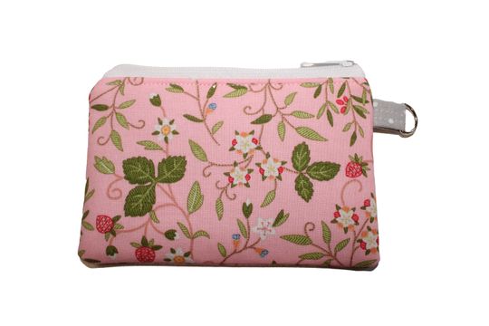 Pink Strawberry Coin Purse