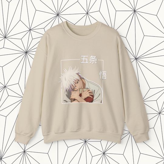 Satoru Gojo Sweatshirt for Anime Fans, Jujutsu Satoru, High Quality Print, Gifts for Jujutsu Satoru Fans