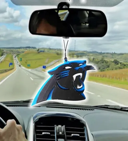 Carolina P.a.n.t.h.e.r.s Rearview Mirror Ornament – football Fan Car Accessory