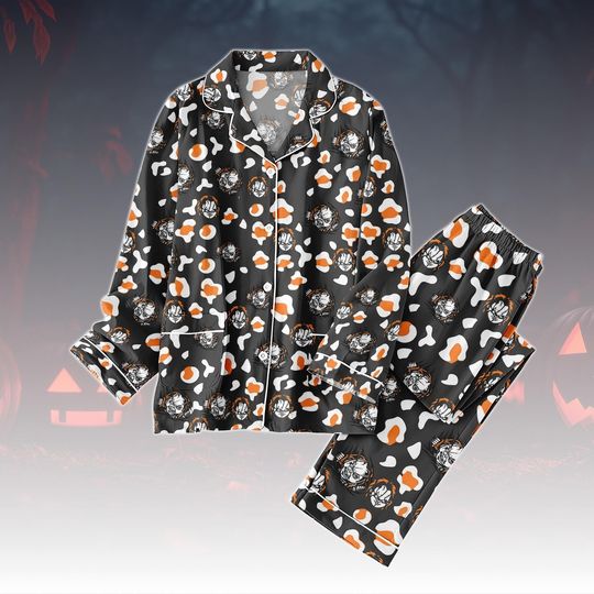 Chucky Pajamas Set, Child's Play Horror Movie Sleepwear, Family Matching PJs, Men Women Adult Pajamas Halloween