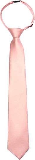 Solid Color Pre-Tied Boys Tie – Branduce Adjustable Necktie for Graduation