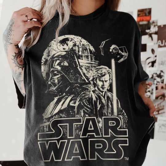 Star War Darth Vader Anakin Death Star T-Shirt, Trending Unisex Tee, Starwars Episode III Revenge of The Sith Tee