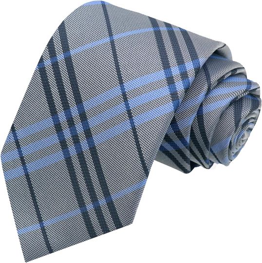 Solid Color Tie for Men – Self-Tie Necktie for Business, Wedding, Party or Casual Wear