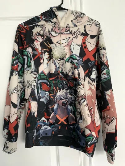 Satoru Gojo Anime Character Hoodie Size M Jujutsu Satoru Drip Unique Artwork
