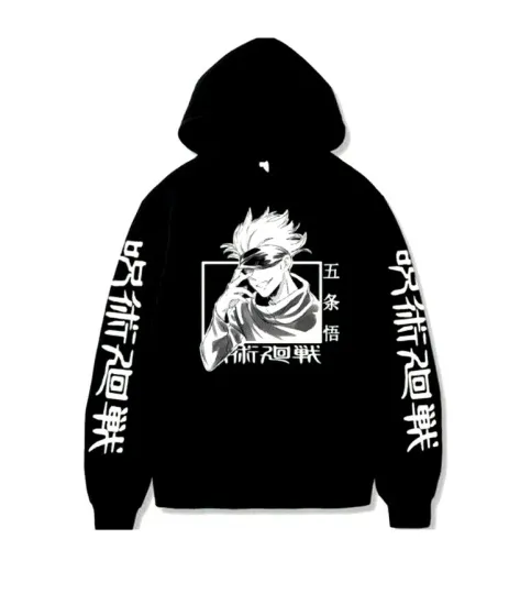 Jujutsu Satoru Satoru Gojo Cosplay Men Hoodie Sweatshirt Pullover