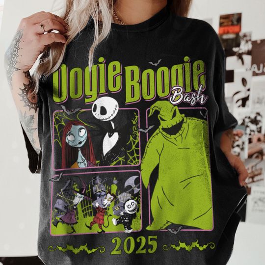 Oogie Boogie Bash 2025 Lock Shock Barrel Shirt, Spooky Season Shirt, Fall Season Trip Shirt, Halloween Party Tee