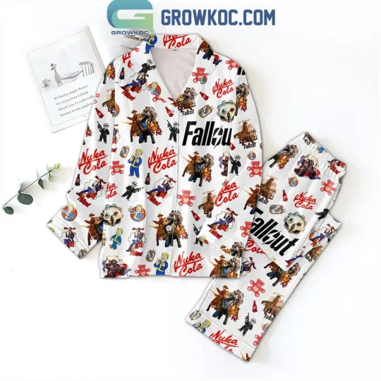 Falllout Nuka Cola Fan Polyester Pajamas Set