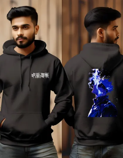 Gojo Satoru Hoodie | Jujutsu Satoru Anime Hoodie | Anime Sukuna Hoodie