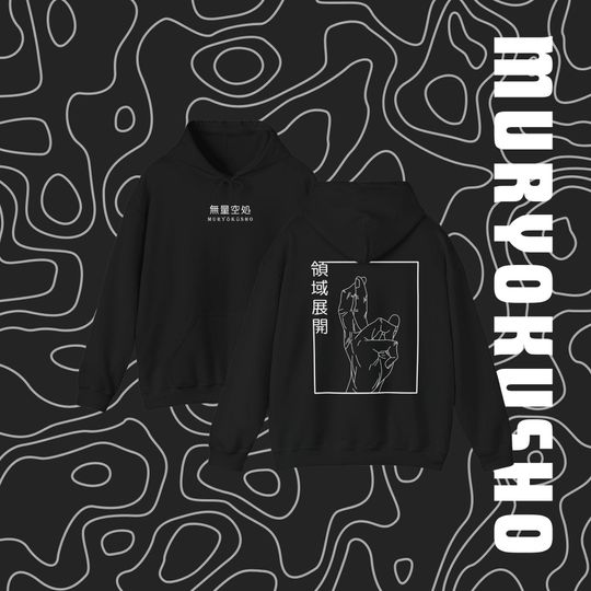 Jujutsu Satoru Hoodie Domain Expansion Hand Sign Sweater Comfortable Unisex Hoodies