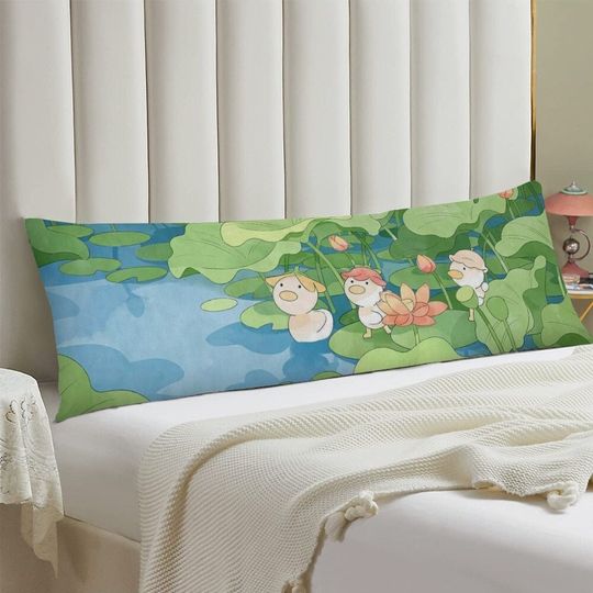 Green Plants Pillowcase, Kawaii Body Pillowcase Multiple Sizes, Interesting Holiday Gifts