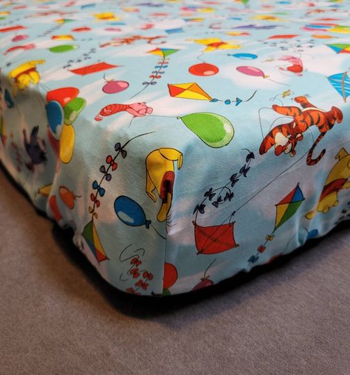 Winnie the Pooh & Friends Cotton Crib Sheet & Nursery Bedding , Crib Cover for Baby