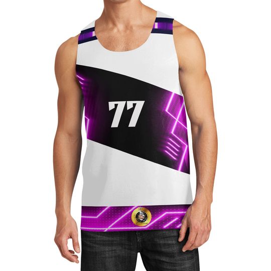 Discover Men's All-Over Print Vest Shirt