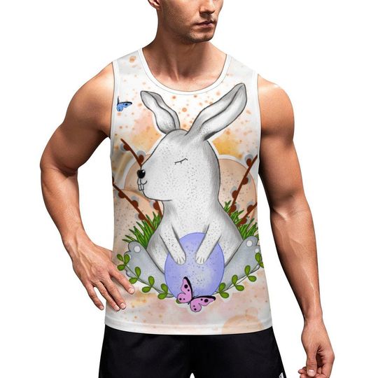Men's All-Over Print Vest Shirt