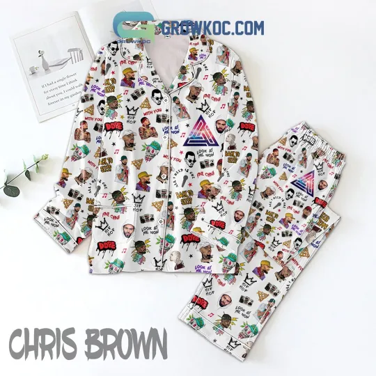 Chris Brown Back To Sleep Pajama Set
