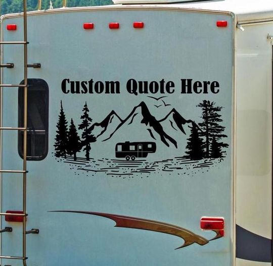 Custom quote for RV, custom RV decal, personalized rv decal, rv camper decal