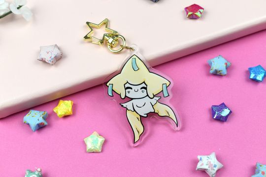 Wishing Star Monster Keychain Acrylic Charm ~ Legendary Magic Fantasy Anime Kawaii Bag