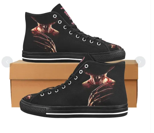 Freddy Krueger Custom Men's High Top Sneakers Art Shoes