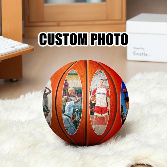 Custom Photo Basketball – Personalized Gift for Teams, Graduation, Birthdays or Coaches