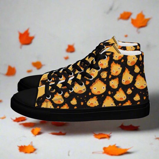 Calcifer | Womens & Girls High Top Sneakers