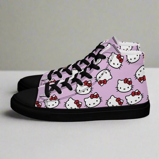 Hello Kitty Cat | Women & Girls High Top Sneakers