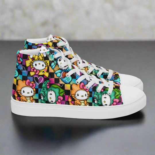 Hello Kitty Rainbow | Women & Girls High Top Sneakers