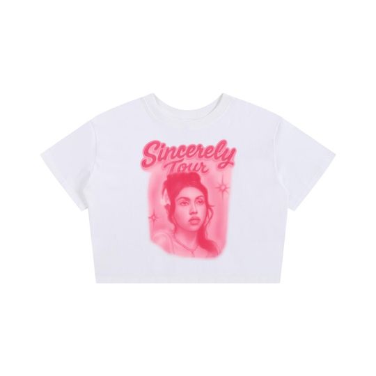Kali Uchis Airbrush Style Crop T-Shirt