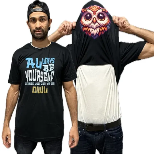 Always Be Yourself Unless You Can Be An Owl Flip Shirt - Funny Owl Gift