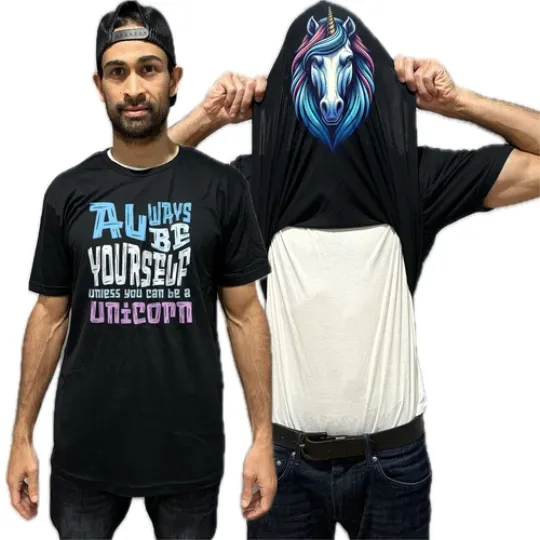 Always Be Yourself Unless You Can Be A Unicorn Flip Shirt - Funny Unicorn Gift