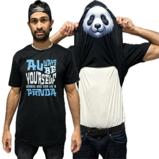 Always Be Yourself Unless You Can Be A Panda Flip Shirt - Funny Panda Bear Gift