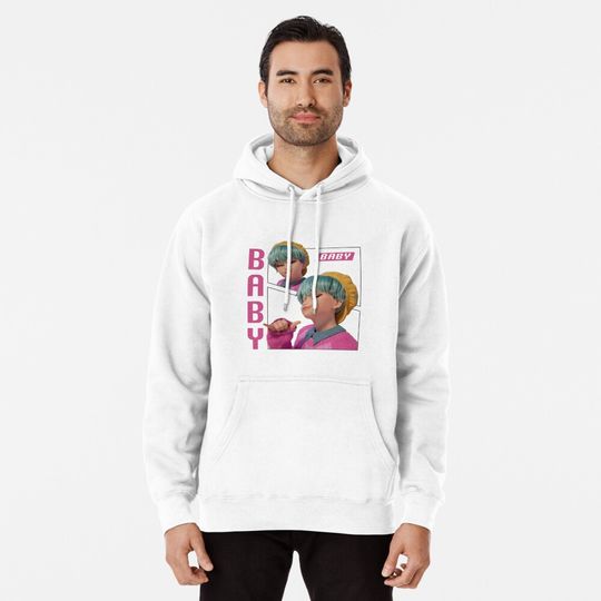 Baby Saja K-Pop Demon Hunters Thick Hoodie – Anime-Inspired Warm Pullover