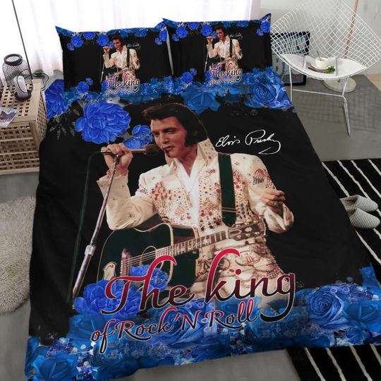 Elvis Presley Rock King Bedding Set